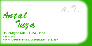 antal tuza business card